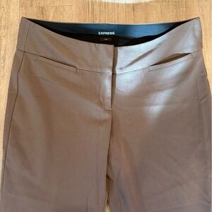 Express Editor Women's Brown Pants 12S